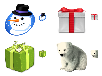 Christmas Holiday Icons Free