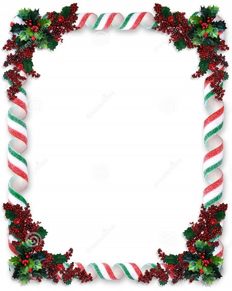 Christmas Ribbon Border