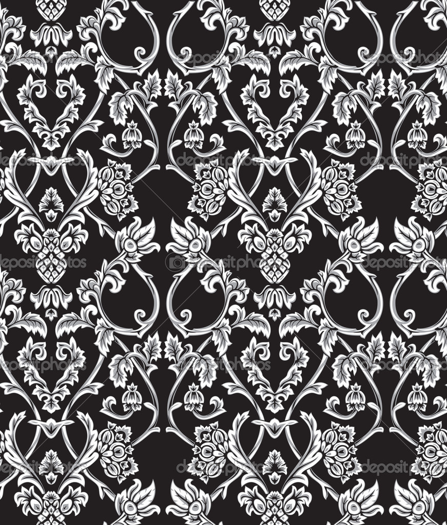 Classical Floral Pattern Vector Free