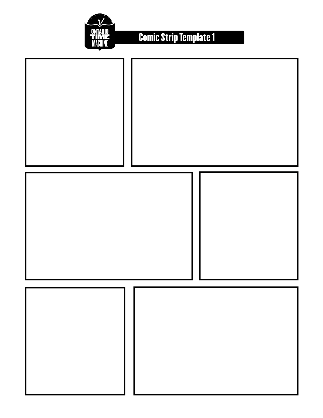 Comic Book Strip Template