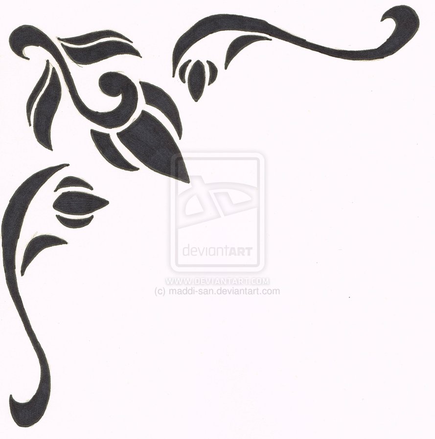 Corner Border Designs Clip Art