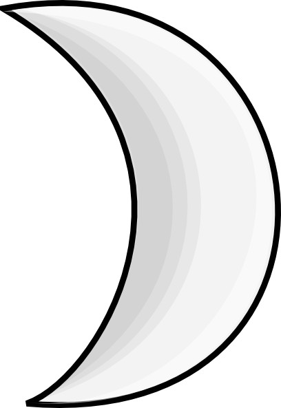 Crescent Moon Clip Art