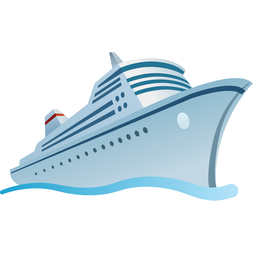 Cruise Ship Icon Cruise Ship Icon