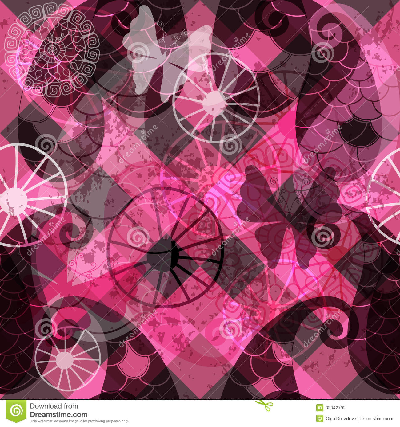 Dark Purple Seamless Patterns Vector Dark Purple Seamless Patterns Vector