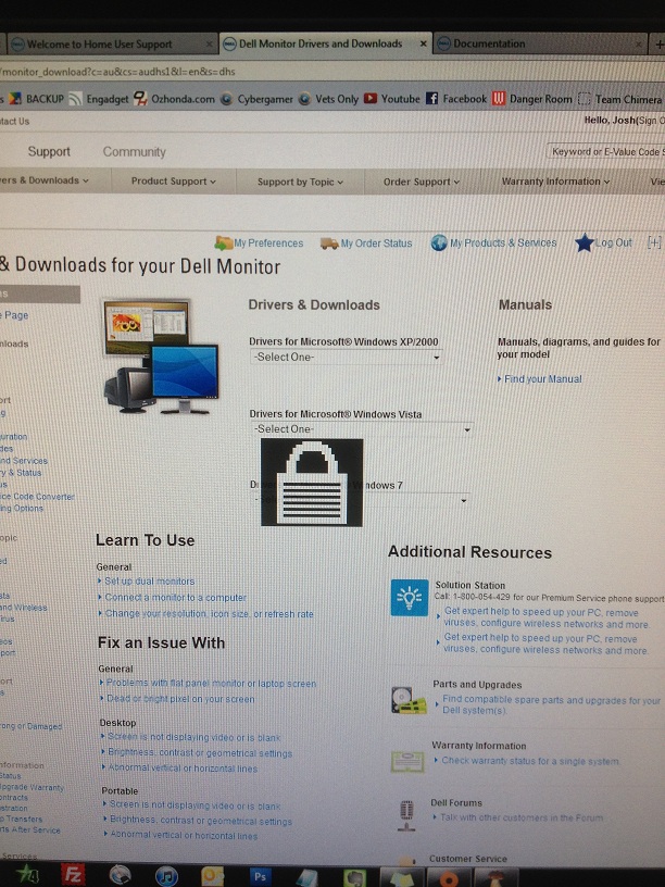 Dell Monitor Lock Screen Button