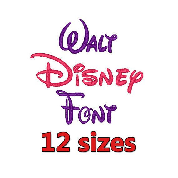 Disney Embroidery Font Download
