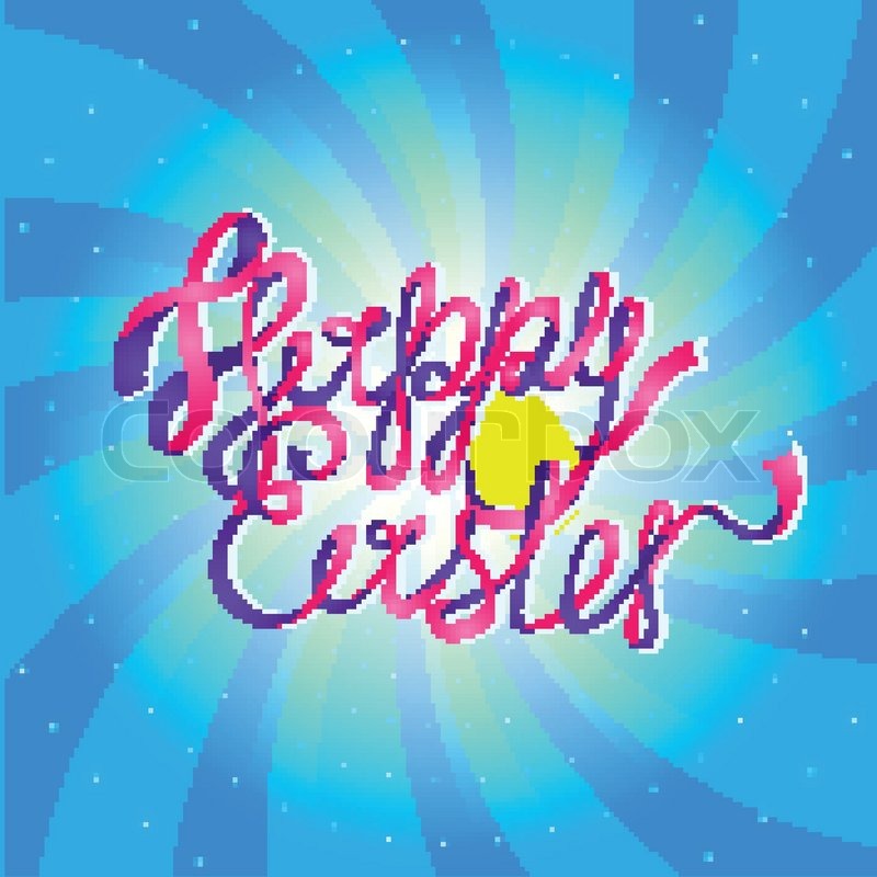 Easter Greeting Happy Holiday