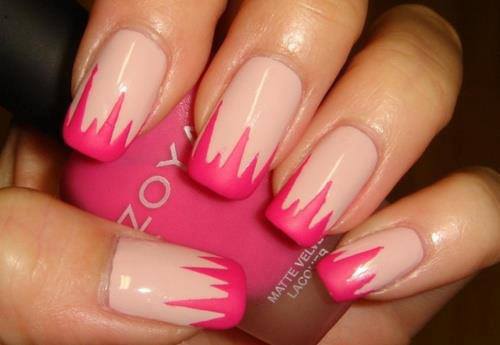 Easy Pink Nail Designs