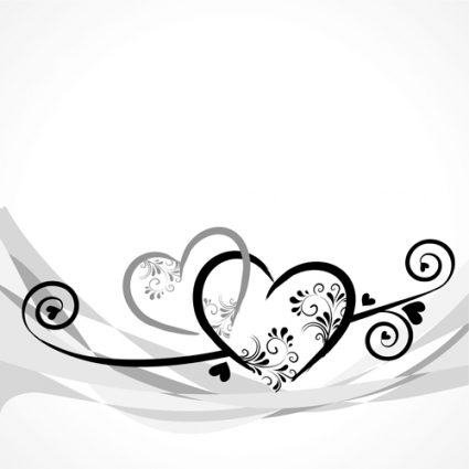 Elegant Heart Border Templates