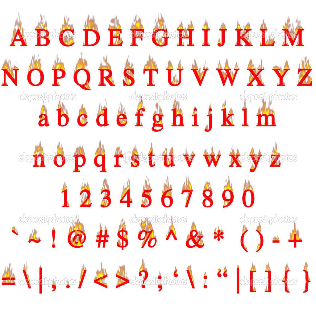 Fire Flame Font Free Download