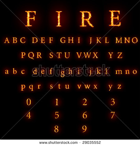 Fire Flame Fonts Free