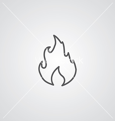 Fire Vector Outline
