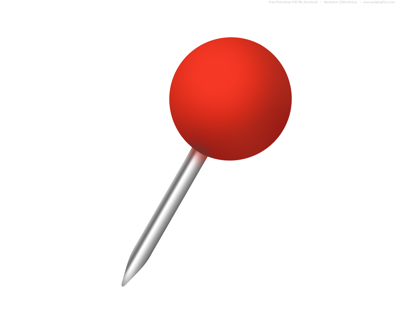 Flag Push Pin Icon