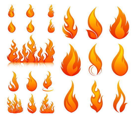 19 Vector Flame Outlines Images