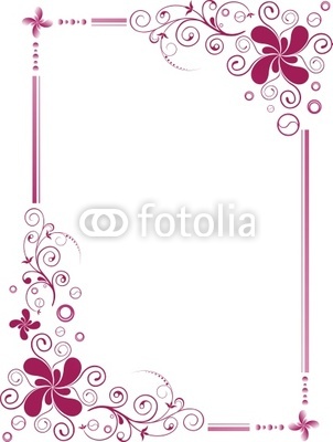 Flower Border Design Frame