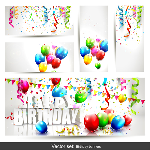 Free Birthday Balloon Banner Images