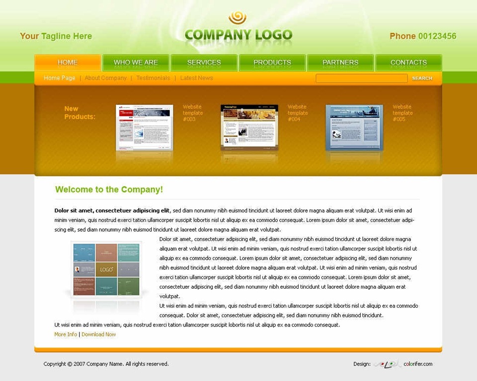Free Business Website Template