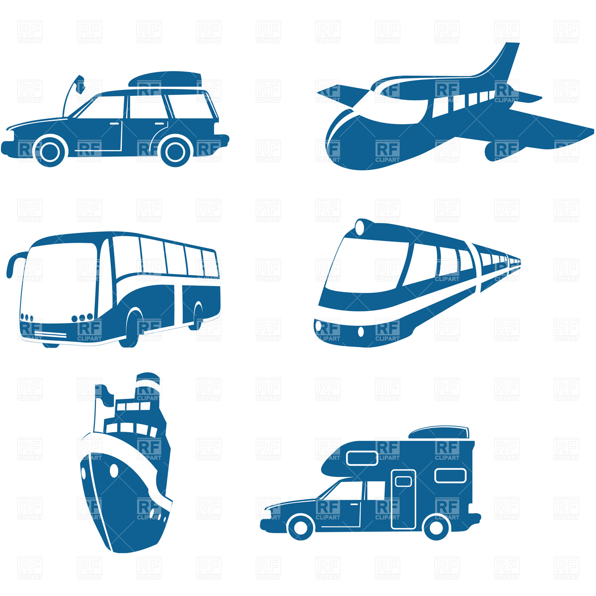 Free Clip Art Travel Icons