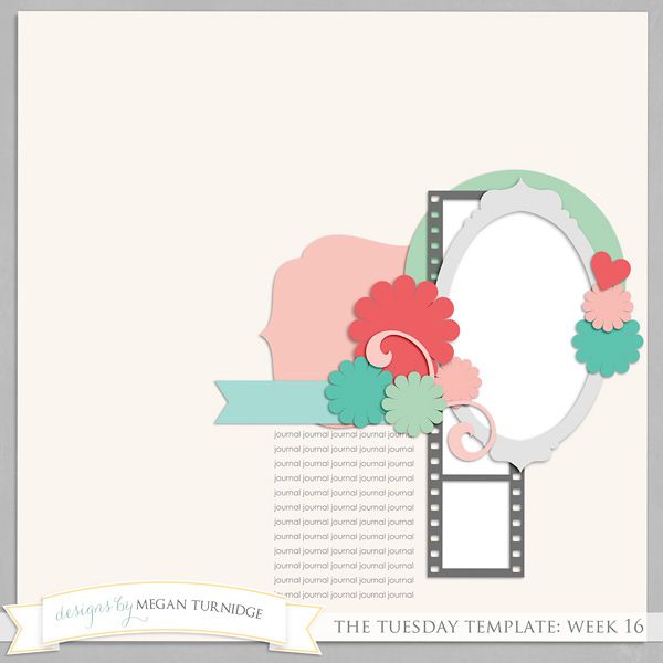 Free Digital Scrapbook Template