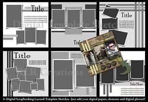 Free Digital Scrapbook Templates Photoshop