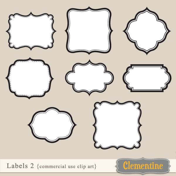 Free Label Clip Art