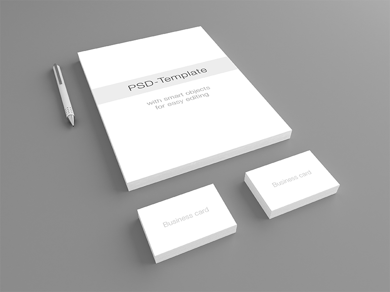 13 Stationary Mockup PSD Images