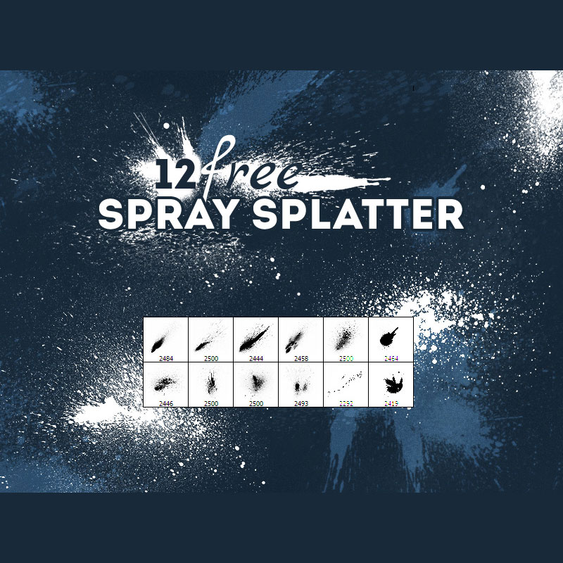 Free Photoshop Splatter Brush