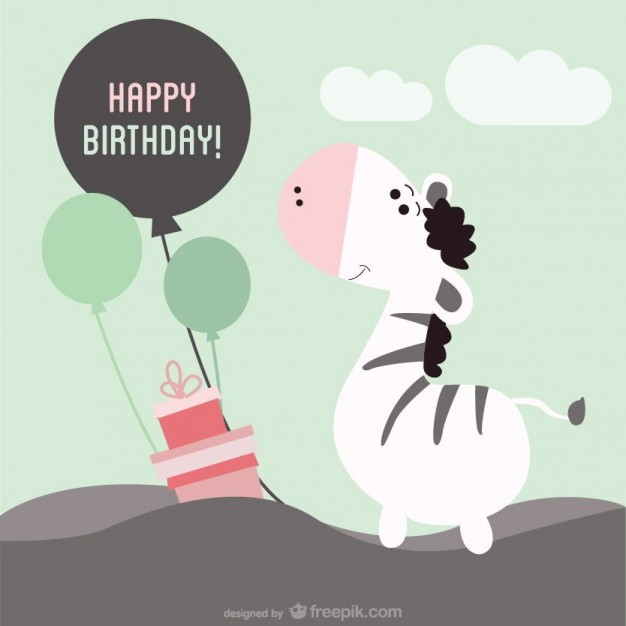 Free Printable Birthday Card Vector