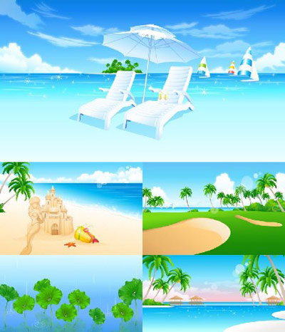 Free Vector Beach