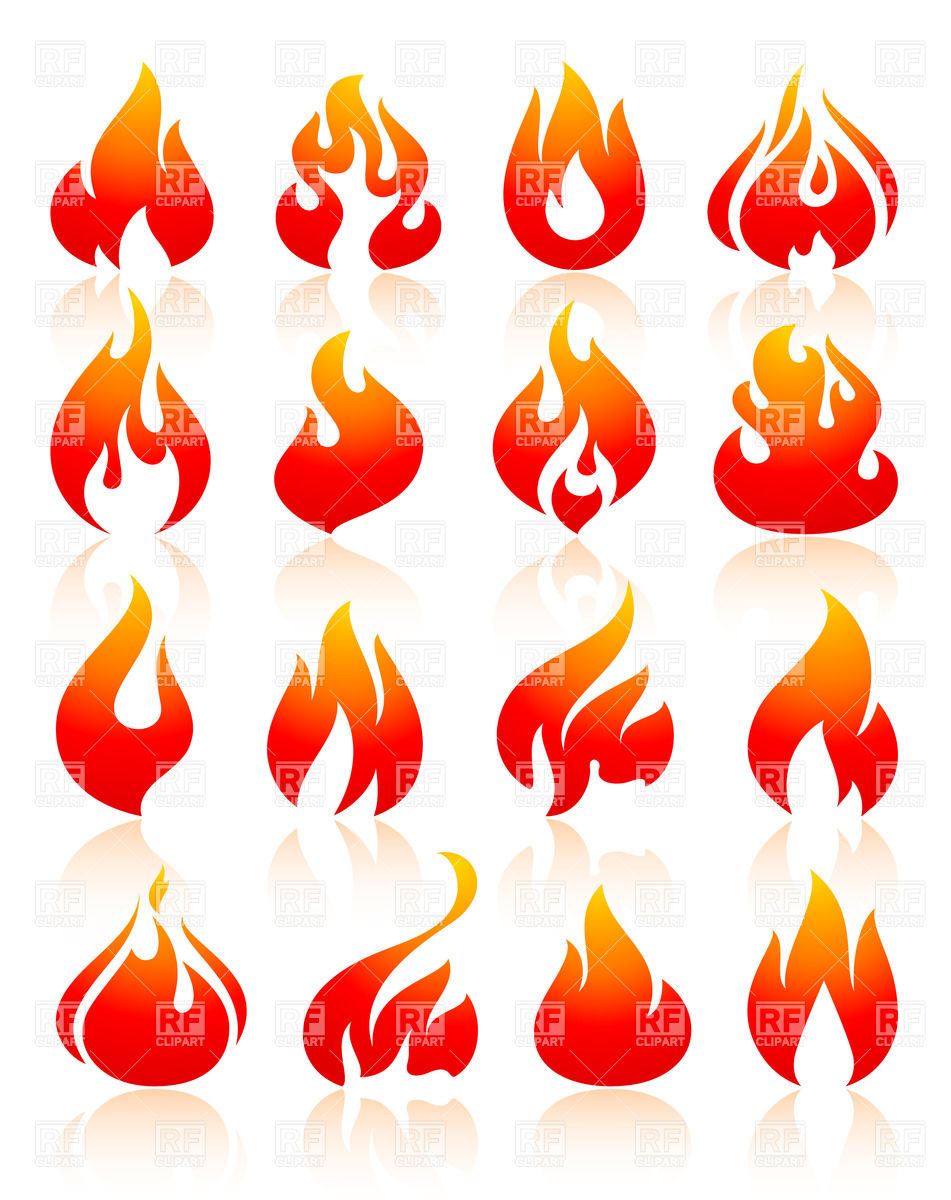 Free Vector Fire Flames Clip Art