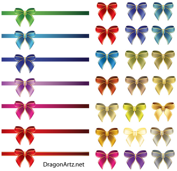 Free Vector Ribbon Bow