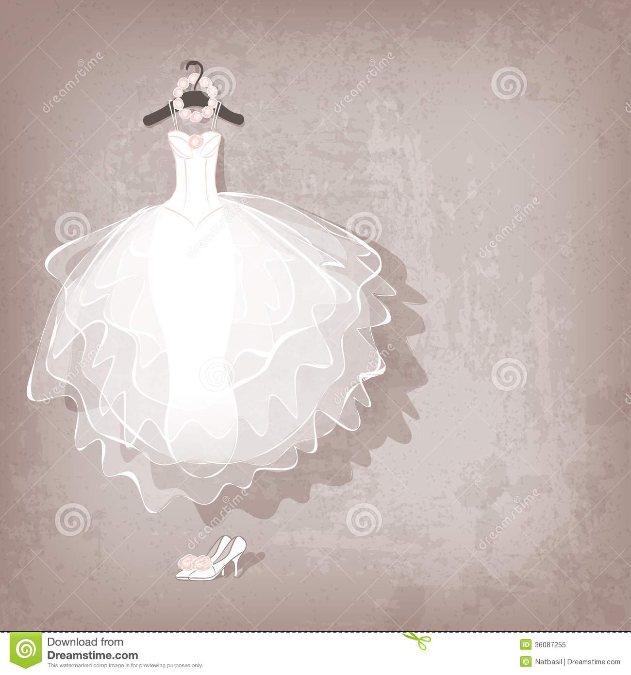 Free Vector Wedding Dress