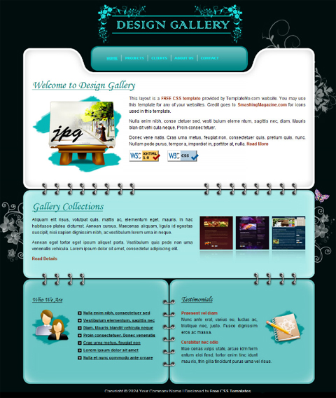 Free Web Design Website Template Free Web Design Website Template