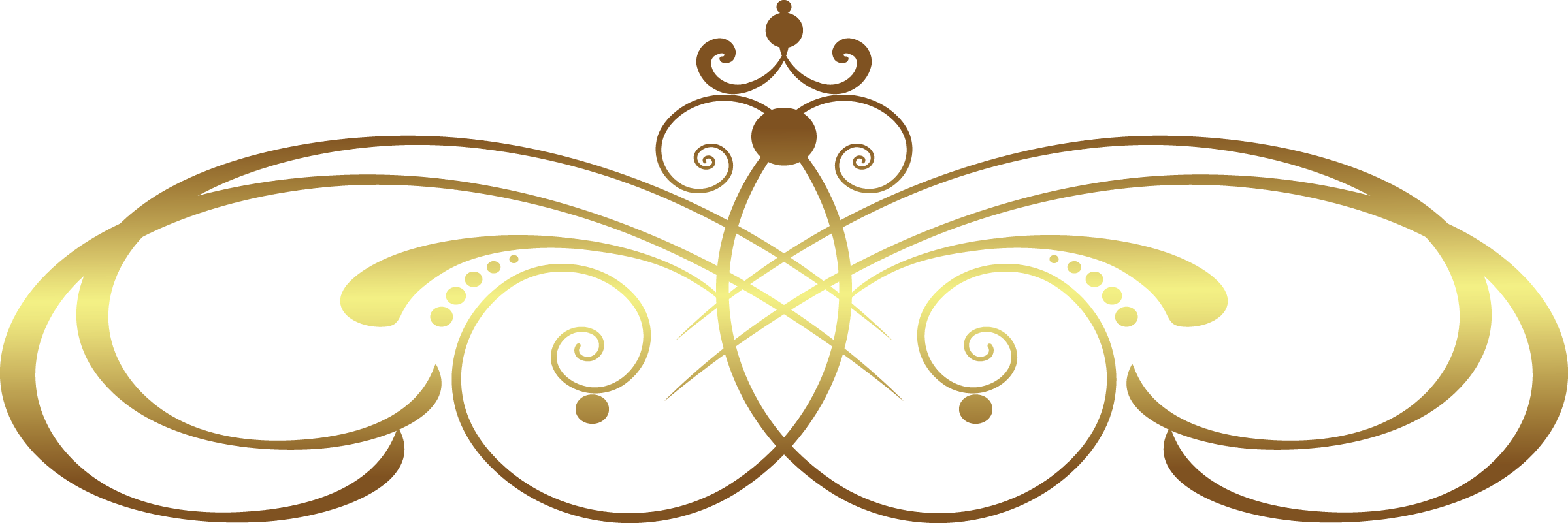 Gold Floral Design Element PNG Gold Floral Design Element PNG