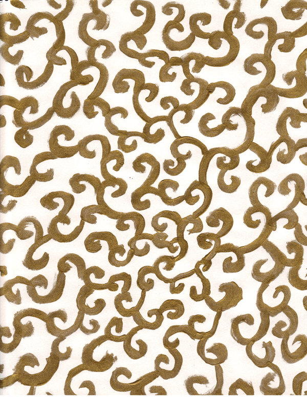 Gold Swirl Pattern