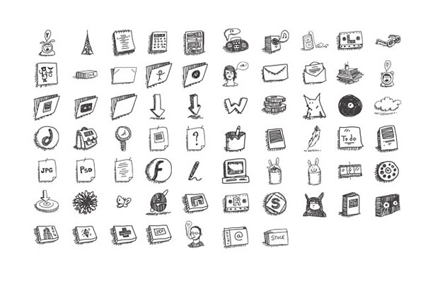 Hand Drawn Social Media Icons Free