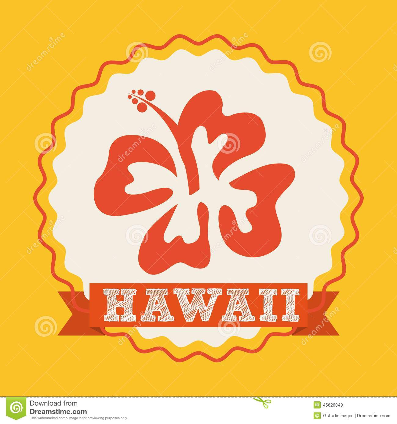 Hawaii Flower Design