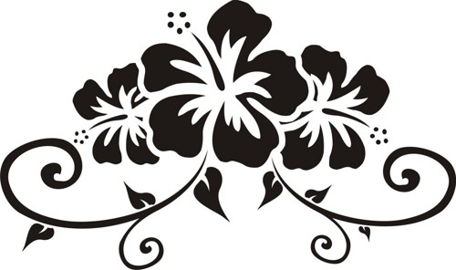 Hibiscus Flower Graphic Design