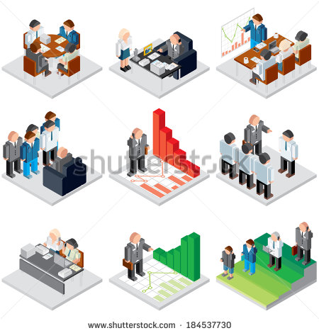 Human Resource Management Icon Sets 3D