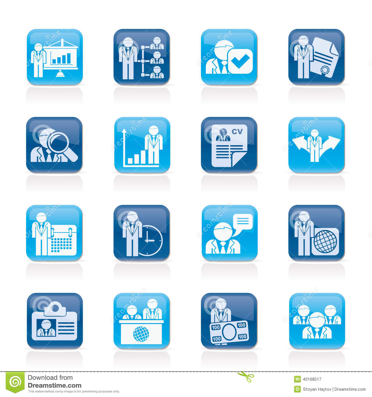 Human Resources Icon Set