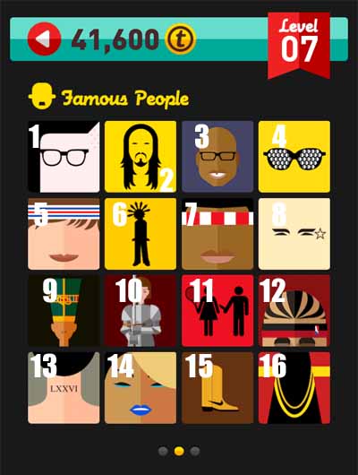 Icon Pop Quiz Famous People Level 7