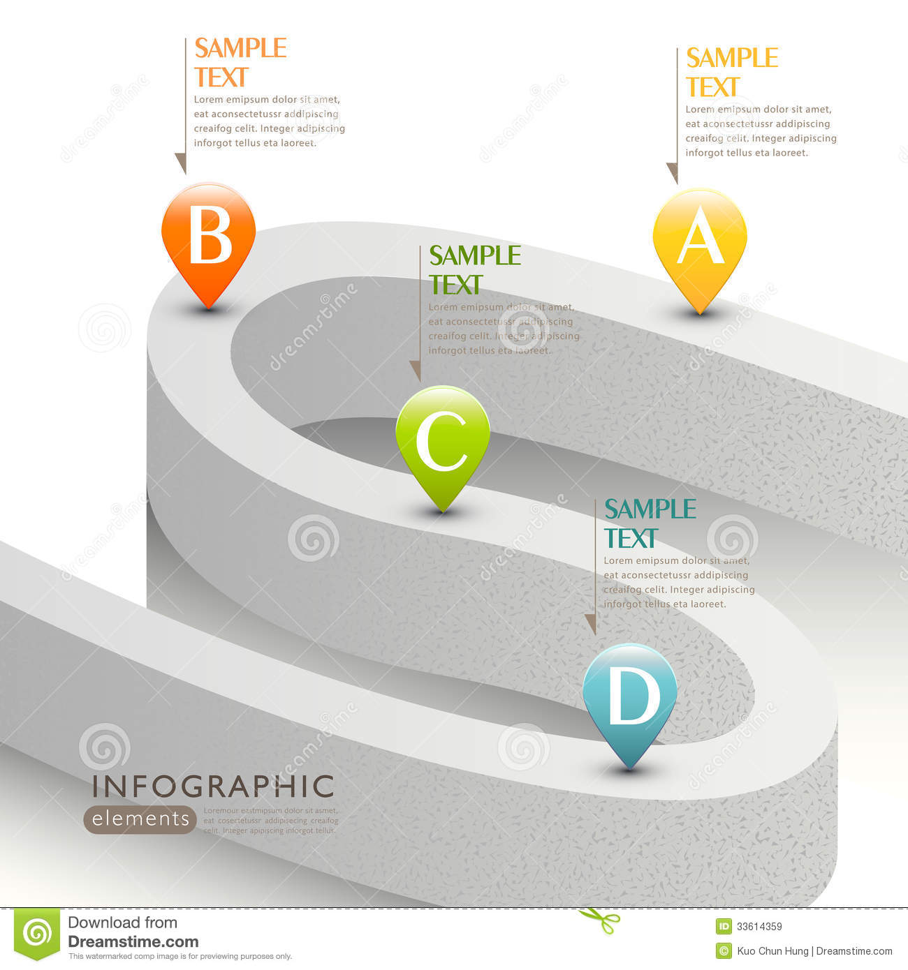 Infographic Templates Road