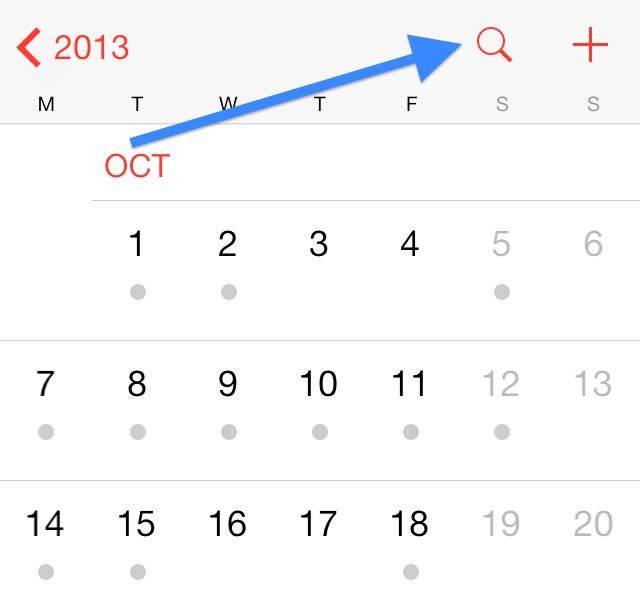 iOS 7 Calendar App Icon iOS 7 Calendar App Icon
