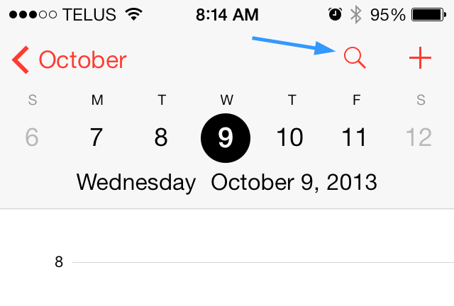 iOS 7 Calendar Icon iOS 7 Calendar Icon