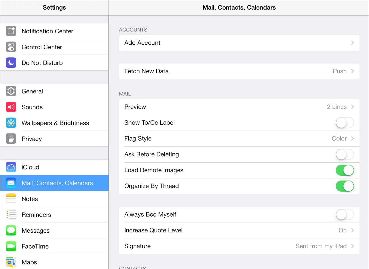 iOS Table View Controller