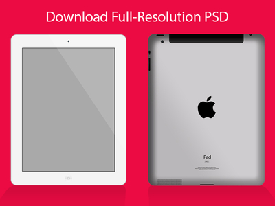 iPad Template PSD