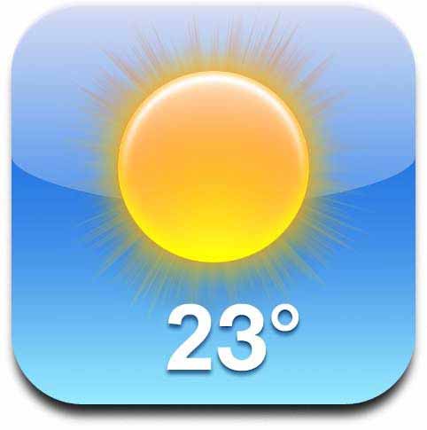 iPhone Weather App Icon