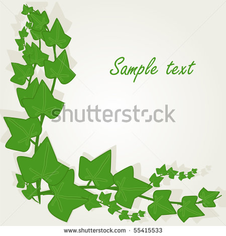 Ivy Leaves Border Clip Art