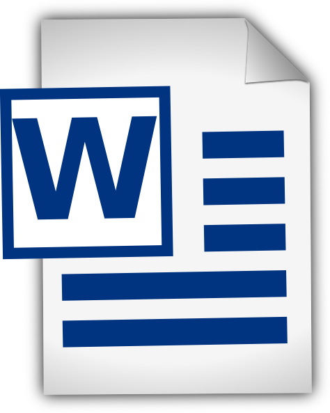Microsoft Word Document Icon Microsoft Word Document Icon