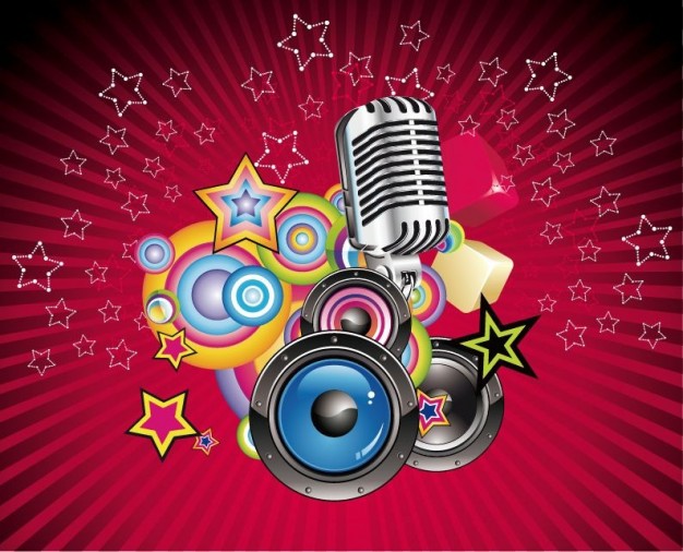 Music Microphone Vector